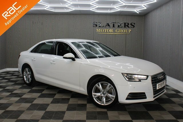 Audi A4 1.4 Tfsi Sport Saloon Euro 6 S SY18WPJ White