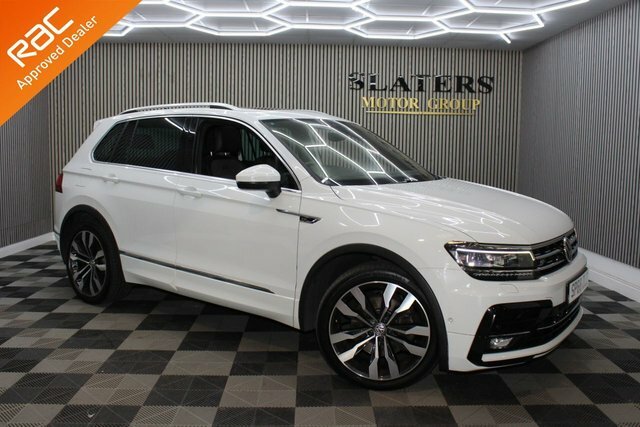 Volkswagen Tiguan 2.0 Tdi R-line Suv Dsg 4Motion Euro 6 White