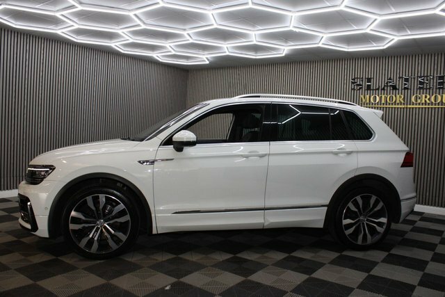 Volkswagen Tiguan 2.0 Tdi R-line Suv Dsg 4Motion Euro 6 SP68ZLZ White #5