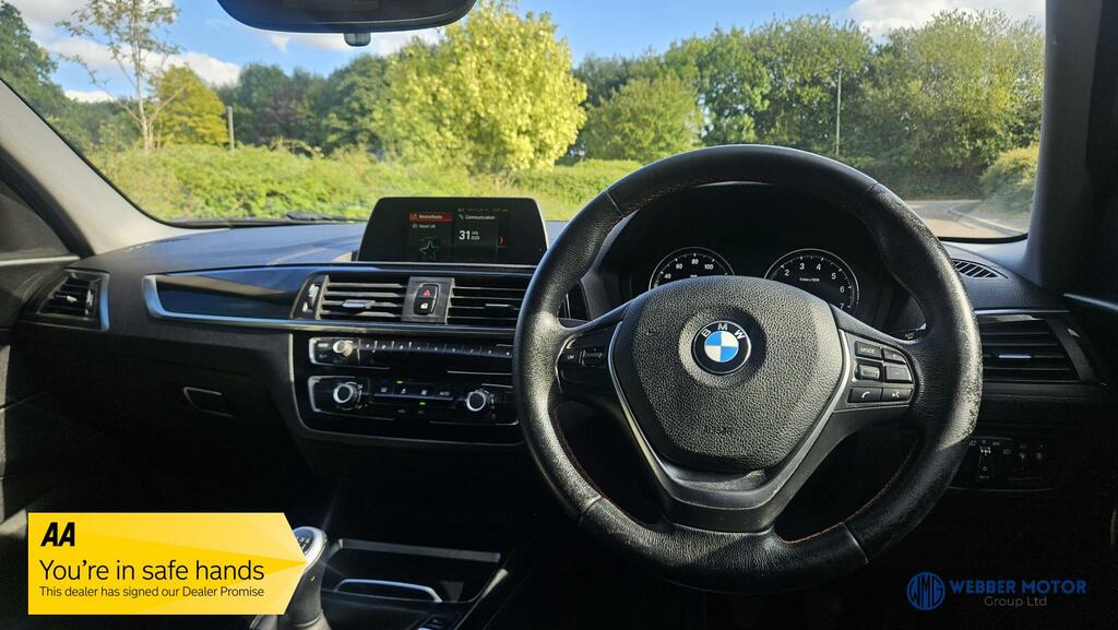 BMW 1 Series 118D Sport White #9