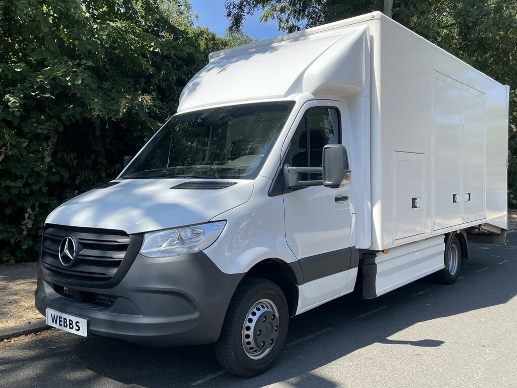 Mercedes-Benz Sprinter 519 Cdi Lwb Car Transporter White #3