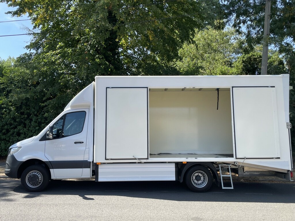 Mercedes-Benz Sprinter 519 Cdi Lwb Car Transporter White #5