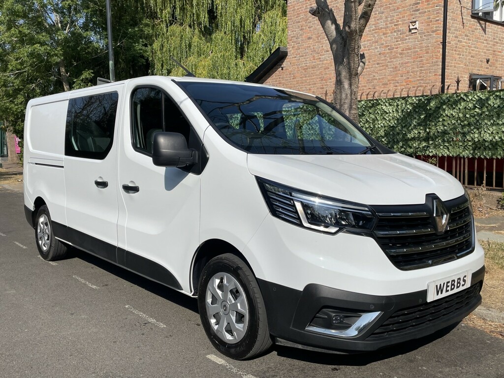 Renault Trafic 2.0 Ll30 Blue Dci 130 Advance Crew Van My23 White #4
