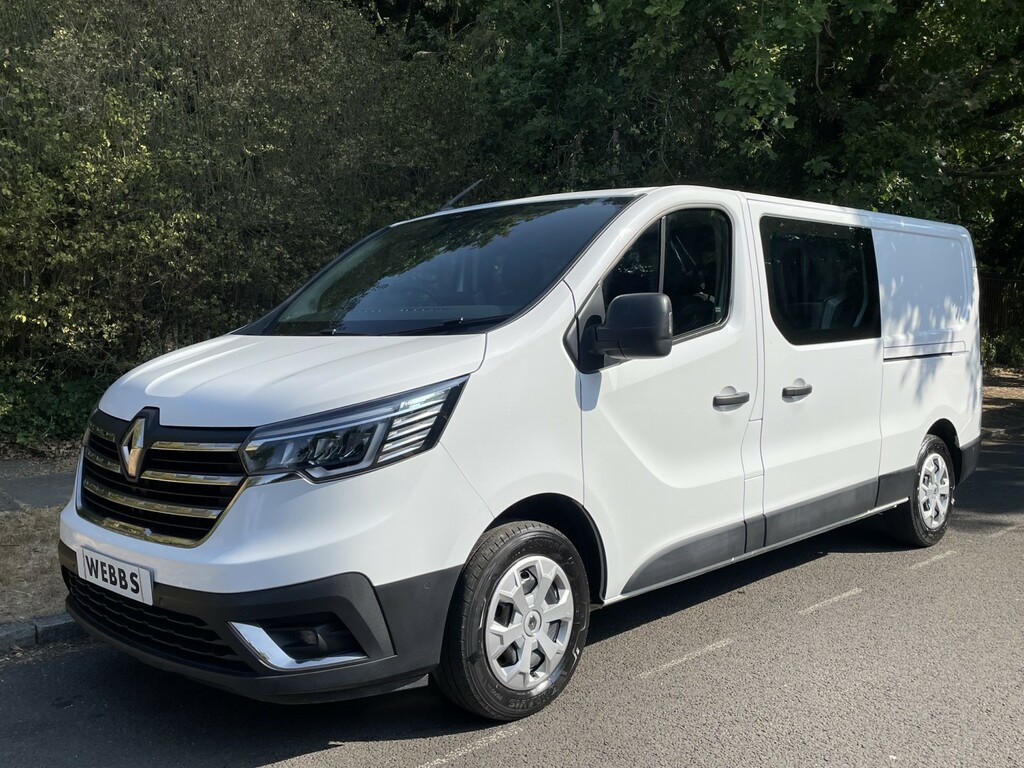 Renault Trafic 2.0 Ll30 Blue Dci 130 Advance Crew Van My23 White #3