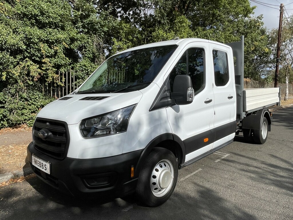 Ford Transit Custom Tipper 2.0 Transit Leader Double Cab Tipper 350 L3 WR72YKK White #6