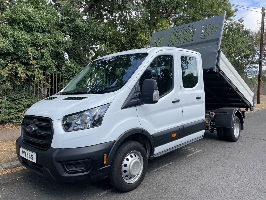 Ford Transit Custom Tipper 2.0 Transit Leader Double Cab Tipper 350 L3 WR72YKK White #3