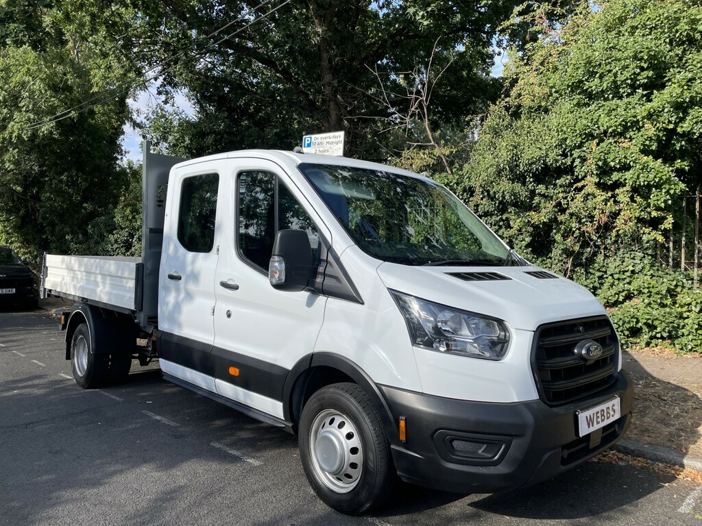 Ford Transit Custom Tipper 2.0 Transit Leader Double Cab Tipper 350 L3 WR72YKK White #5