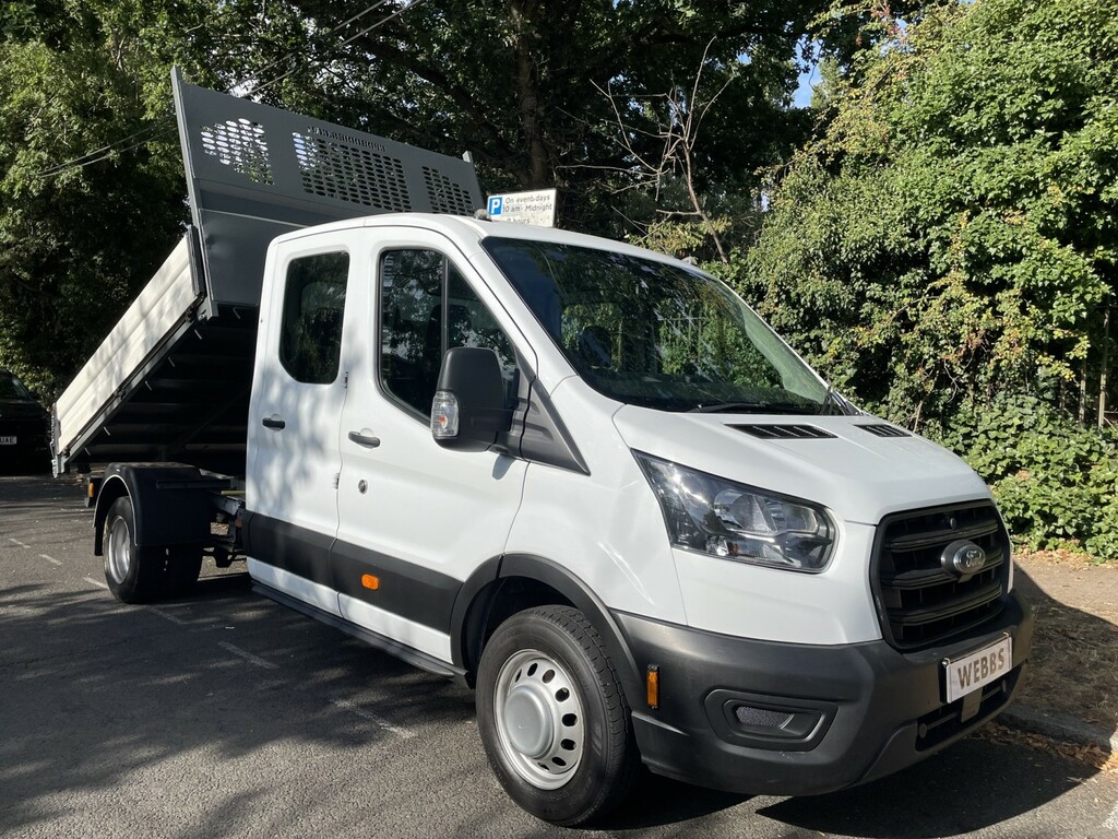 Ford Transit Custom Tipper 2.0 Transit Leader Double Cab Tipper 350 L3 WR72YKK White #4