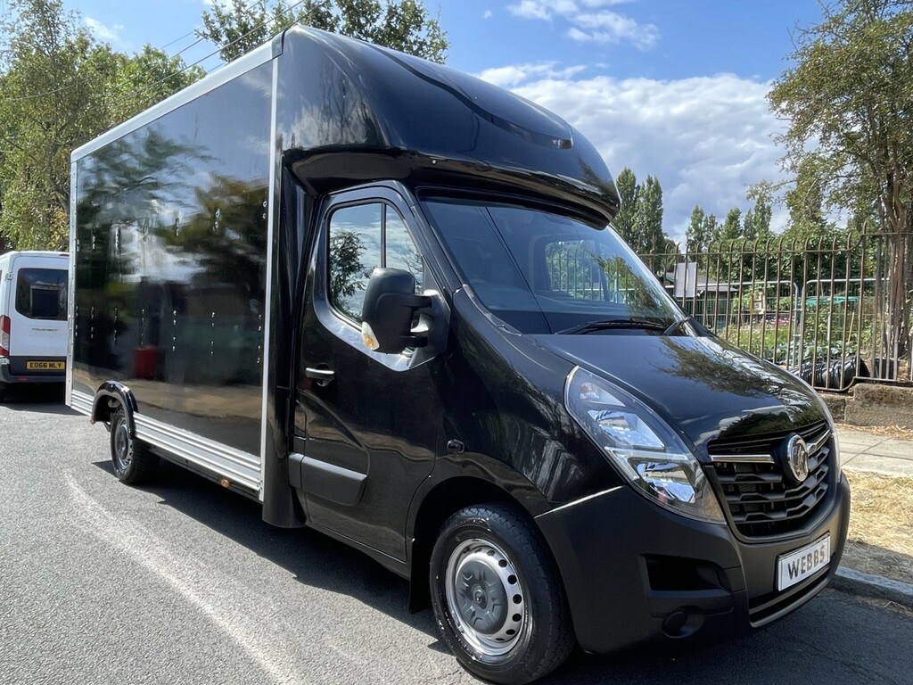 Vauxhall Movano Luton 2.3 Cdti 3500 Biturbo Low Loader 202222 SH22LBE Black #4