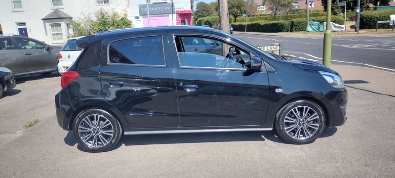 Mitsubishi Mirage Juro Black #4