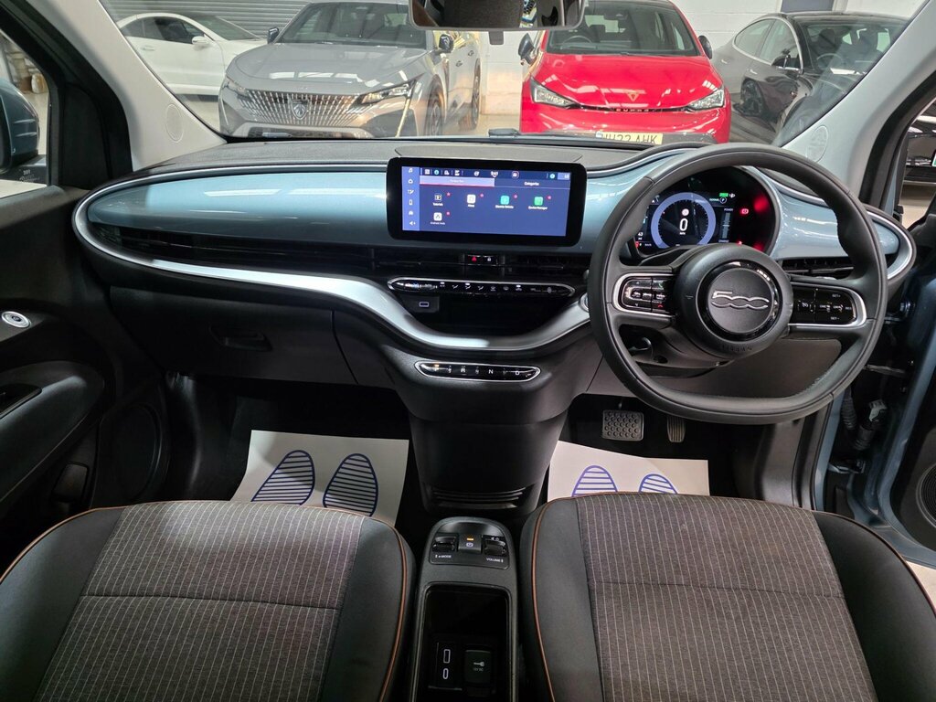 Fiat 500E 42Kwh Icon Blue #5