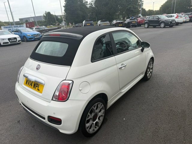 Fiat 500C 1.2 Lounge Convertible Dualogic Euro 6 White #9