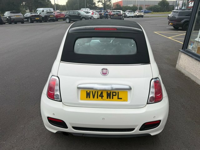Fiat 500C 1.2 Lounge Convertible Dualogic Euro 6 White #10