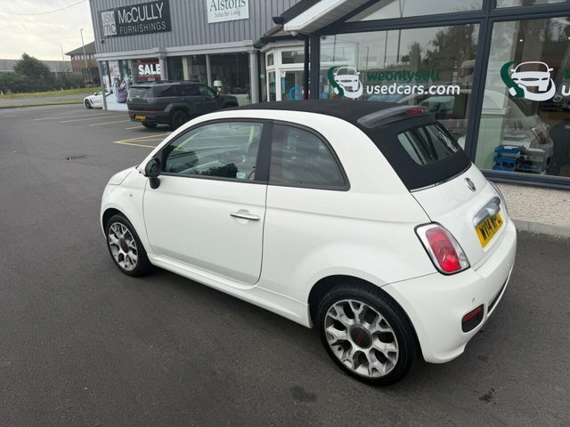 Fiat 500C 1.2 Lounge Convertible Dualogic Euro 6 White #7