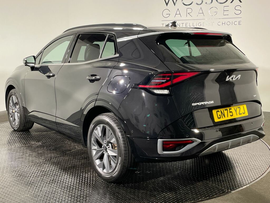 Kia Sportage 1.6T Gdi Hev Gt-line S GN75YZJ Black #4