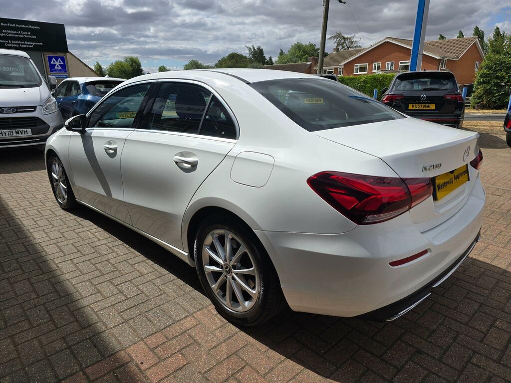 Mercedes-Benz A Class A200 Sport White #5