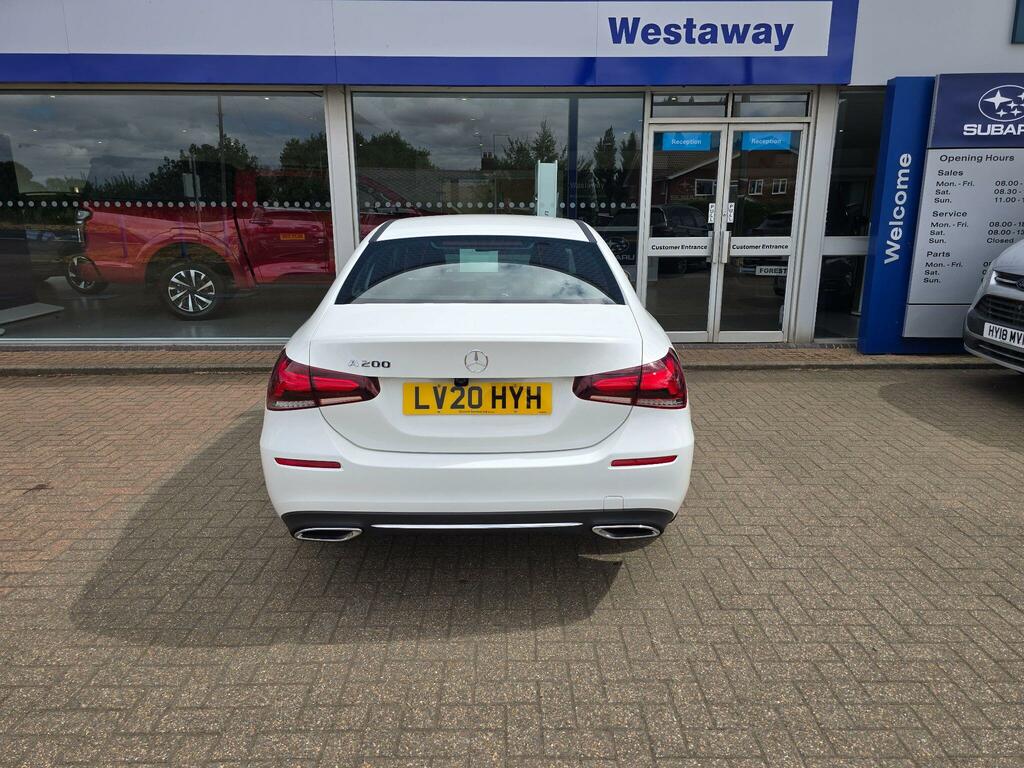 Mercedes-Benz A Class A200 Sport White #6
