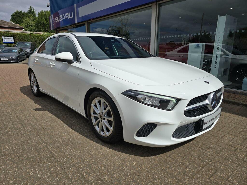 Mercedes-Benz A Class A200 Sport White #4