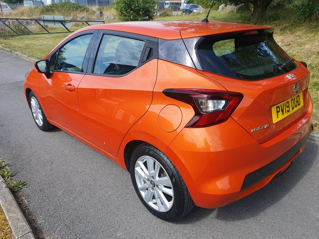 Nissan Micra 1.0 Ig-t 100 Acenta PV19OUD Orange #4