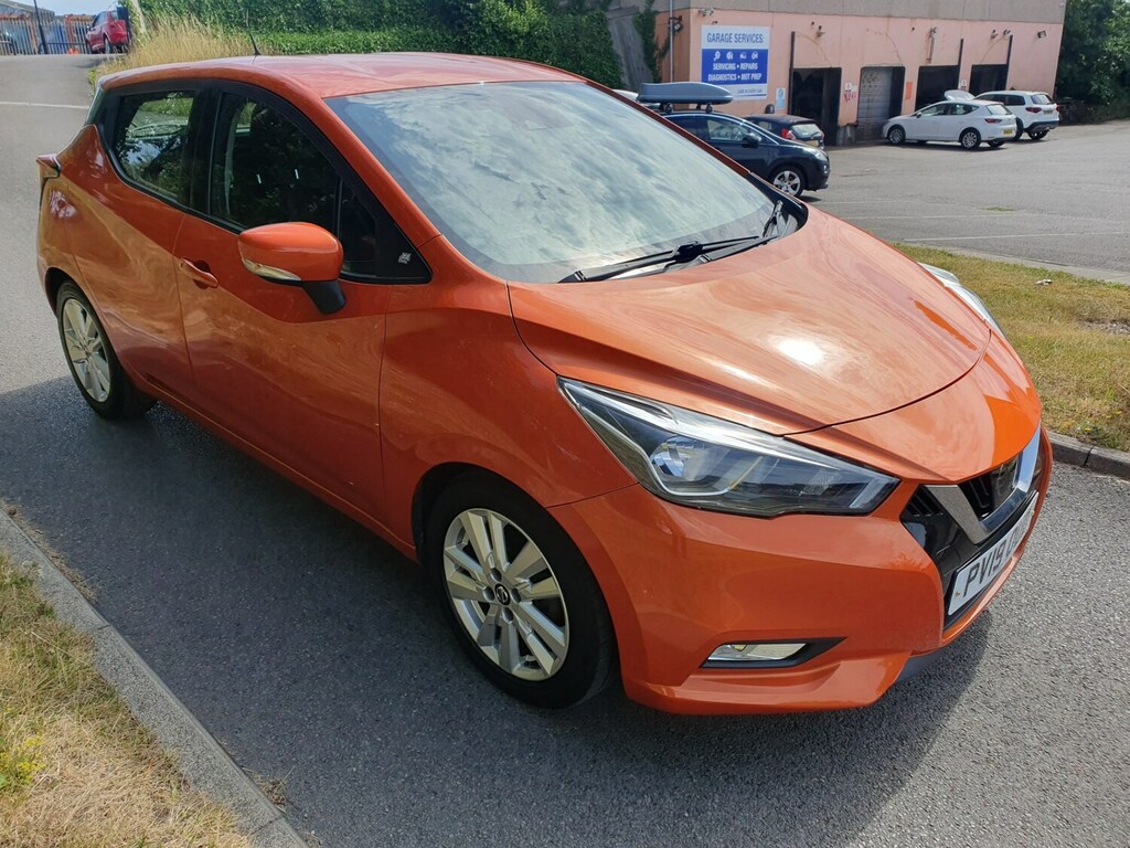 Nissan Micra 1.0 Ig-t 100 Acenta PV19OUD Orange #3