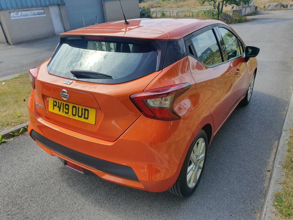 Nissan Micra 1.0 Ig-t 100 Acenta PV19OUD Orange #6