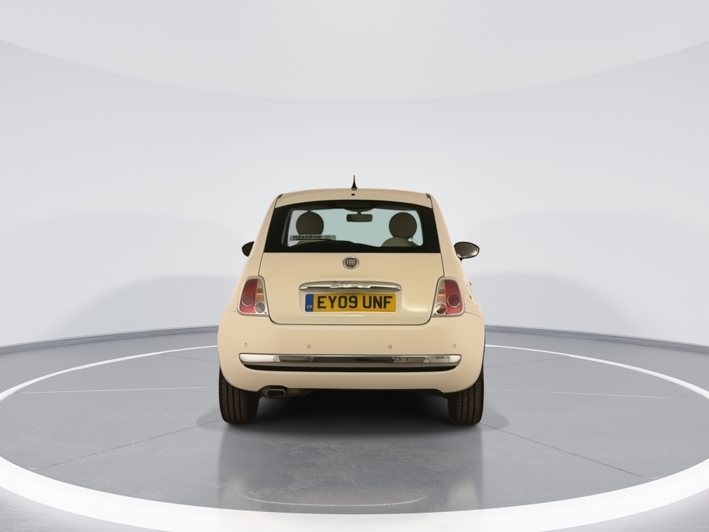 Fiat 500 Lounge 3-Door White #8