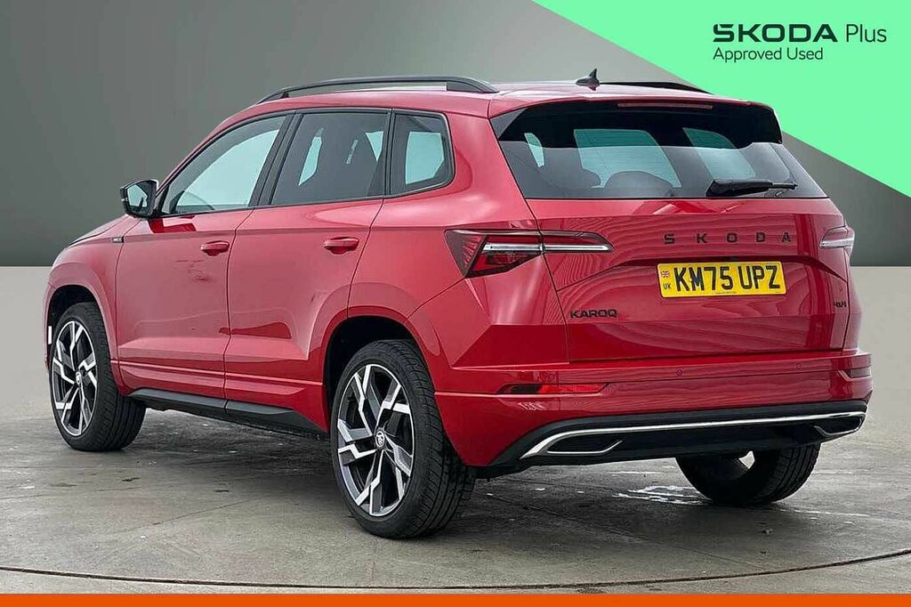 Skoda Karoq Sportline 2.0 Tsi 190 Ps 4X4 Dsg Red #3