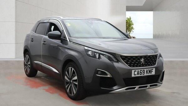 Peugeot 3008 2019 1.2 Puretech Gt Line Premium Eat Euro 6 Ss CA69KMF Grey