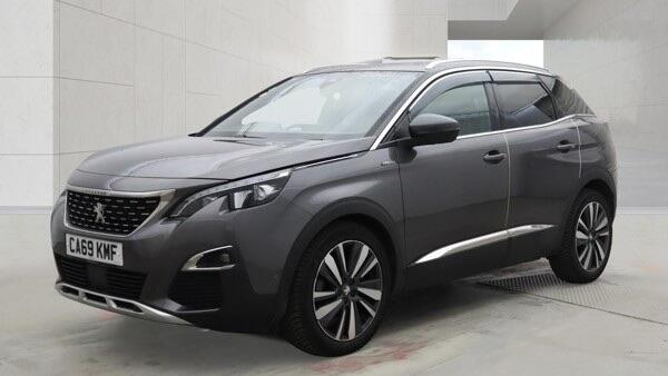 Peugeot 3008 2019 1.2 Puretech Gt Line Premium Eat Euro 6 Ss CA69KMF Grey #3