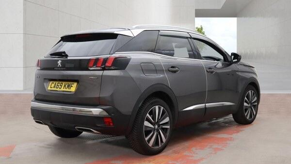 Peugeot 3008 2019 1.2 Puretech Gt Line Premium Eat Euro 6 Ss CA69KMF Grey #4
