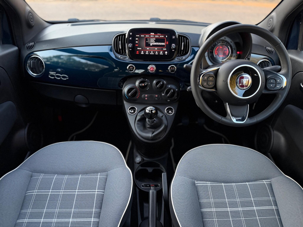 Fiat 500 2019 0.9 Twinair Lounge Euro 6 Ss Blue #2