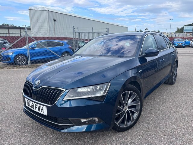 Skoda Superb 2.0 Tdi Laurin Klement Estate Dsg Eur Blue #4