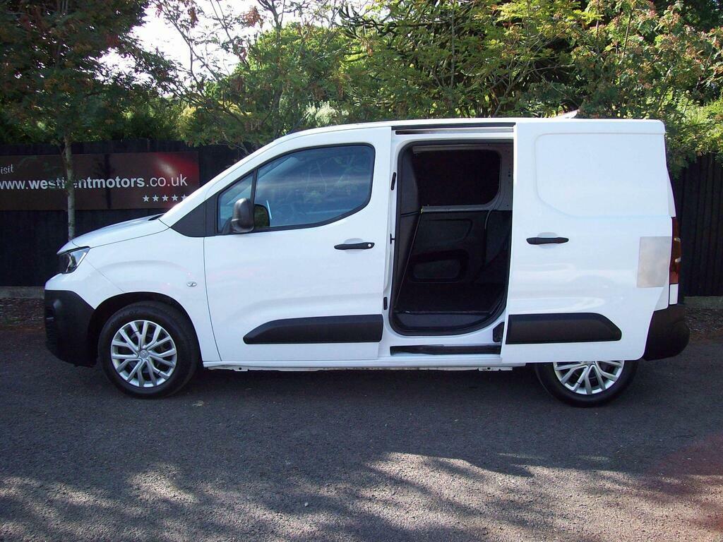 Peugeot Partner 1.5 Bluehdi 1000 Professional Standard Panel Van S White #4