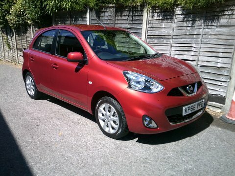 Nissan Micra 2016 66 Acenta Red