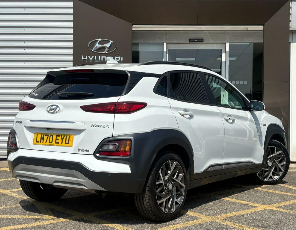 Hyundai Kona 1.6 H-gdi Premium Dct Euro 6 Ss White #4