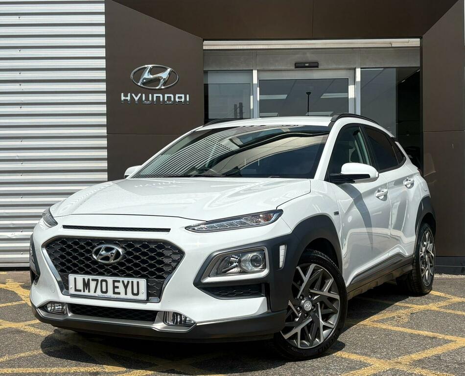 Hyundai Kona 1.6 H-gdi Premium Dct Euro 6 Ss White #3