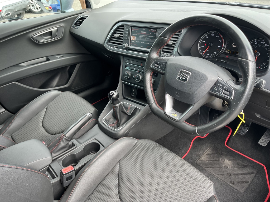Seat Leon 1.6 Tdi Se Sport Tourer Euro 6 Ss White #13