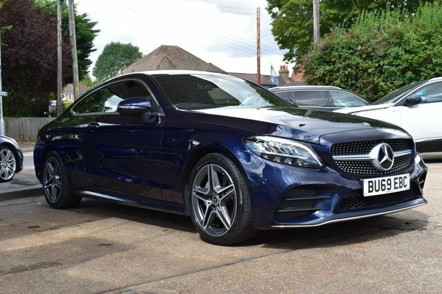 Mercedes-Benz C Class 1.5 C200 Mhev Amg Line Coupe G-tronic Blue