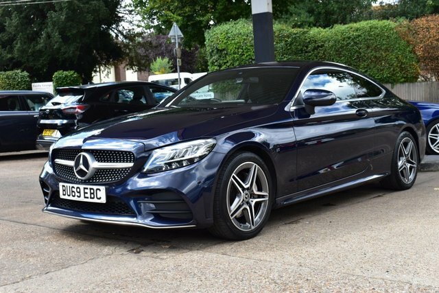 Mercedes-Benz C Class 1.5 C200 Mhev Amg Line Coupe G-tronic BU69EBC Blue #3