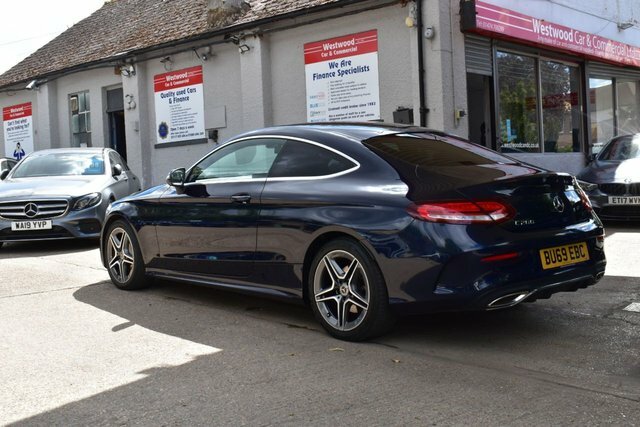 Mercedes-Benz C Class 1.5 C200 Mhev Amg Line Coupe G-tronic BU69EBC Blue #5