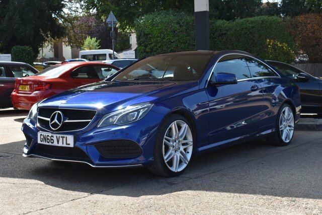 Mercedes-Benz E Class 3.0 E350d V6 Amg Line Edition Premium Coupe Blue #3