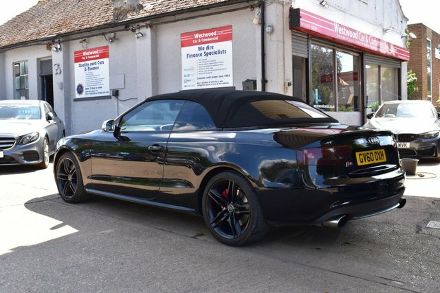 Audi S5 3.0 Tfsi V6 Cabriolet S Tronic Quattro Black #5