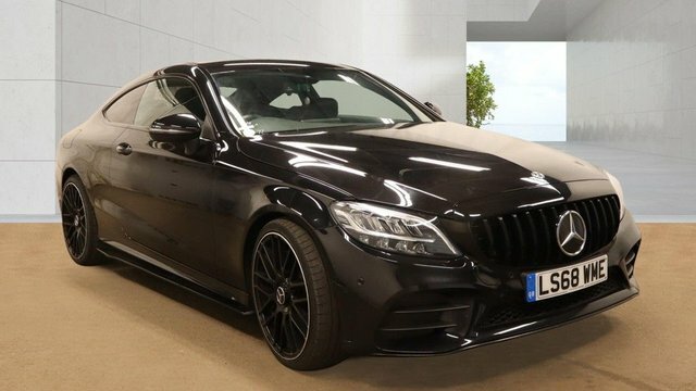 Mercedes-Benz C Class 2.0 C300 Amg Line Coupe G-tronic Euro Black