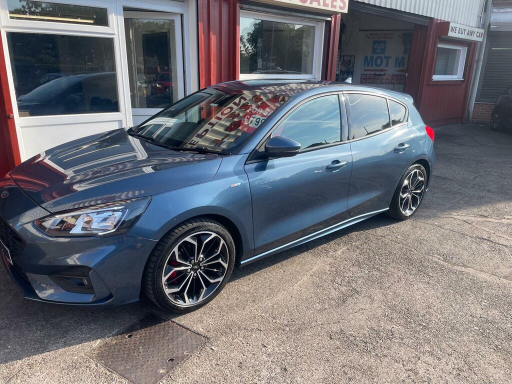 Ford Focus St-line X Blue #5