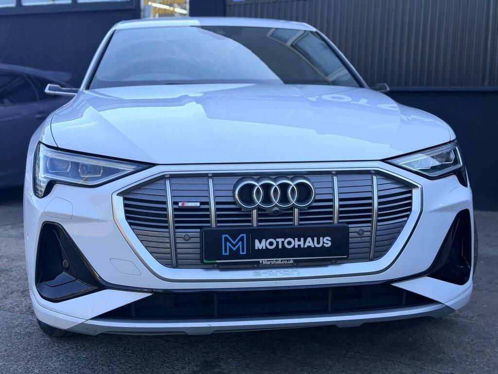 Audi E-tron Suv 55 S Line Quattro 95Kwh 11Kw Charger OY71YGN White #4