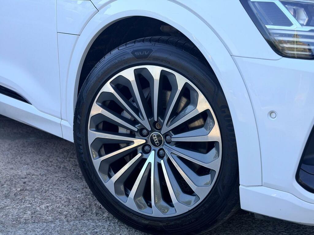 Audi E-tron Suv 55 S Line Quattro 95Kwh 11Kw Charger OY71YGN White #3