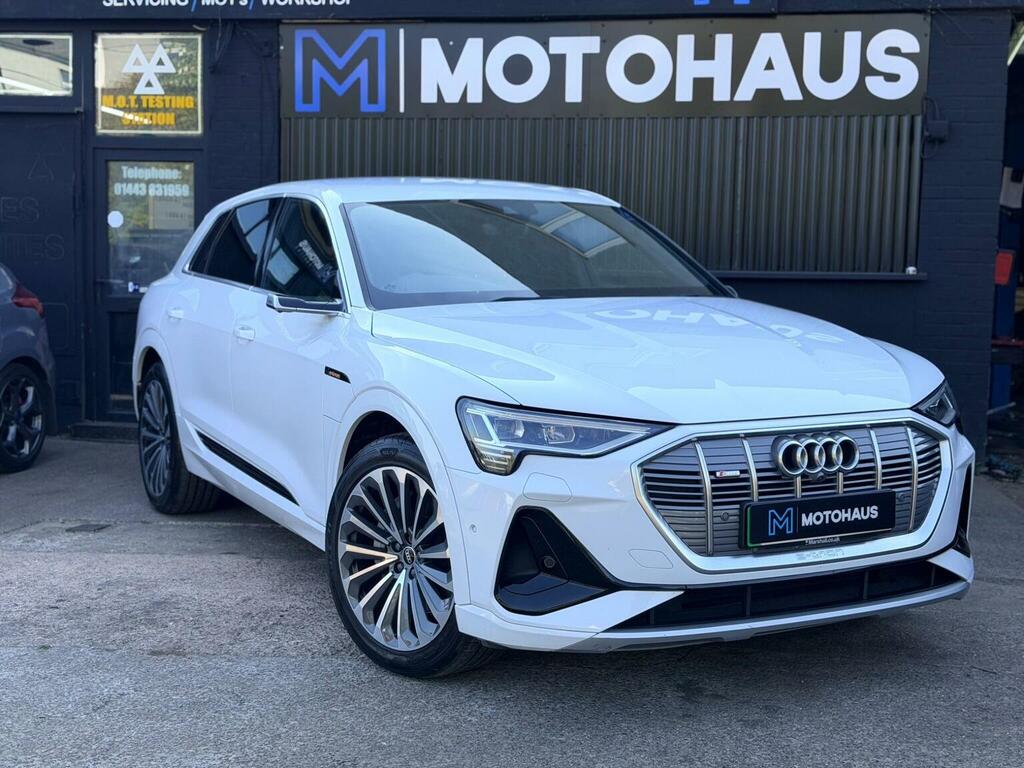 Audi E-tron Suv 55 S Line Quattro 95Kwh 11Kw Charger White