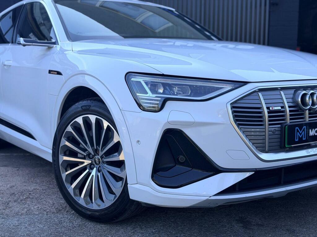 Audi E-tron Suv 55 S Line Quattro 95Kwh 11Kw Charger OY71YGN White #2
