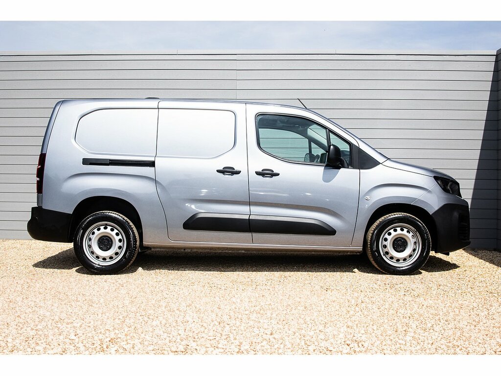 Peugeot Partner 1.5 Bluehdi 950 Asphalt Long Panel Van 6Dr White #8