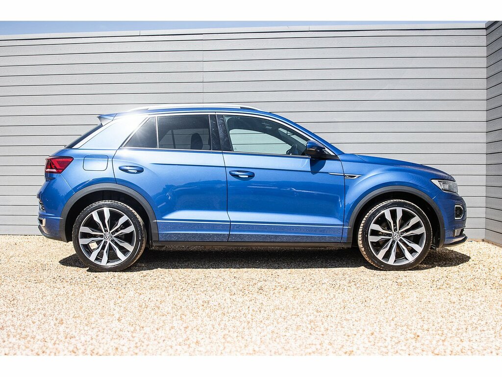 Volkswagen T-Roc Tdi R-line Blue #6